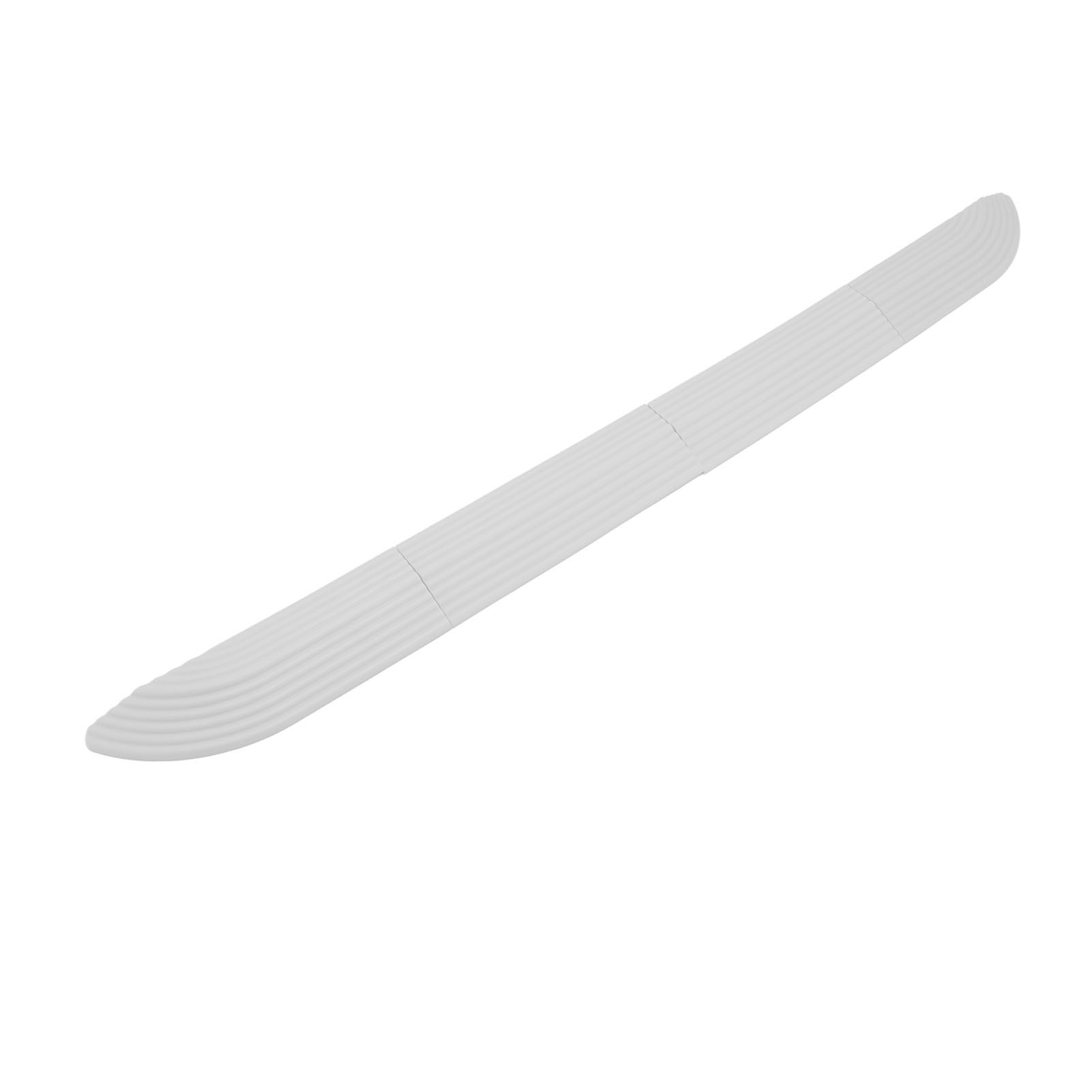 4PCS Universal Sweeper Door Sill Stair Wheelchair Door Sill Free Assembly Rubber Door Threshold ProtectWhite โ image 3