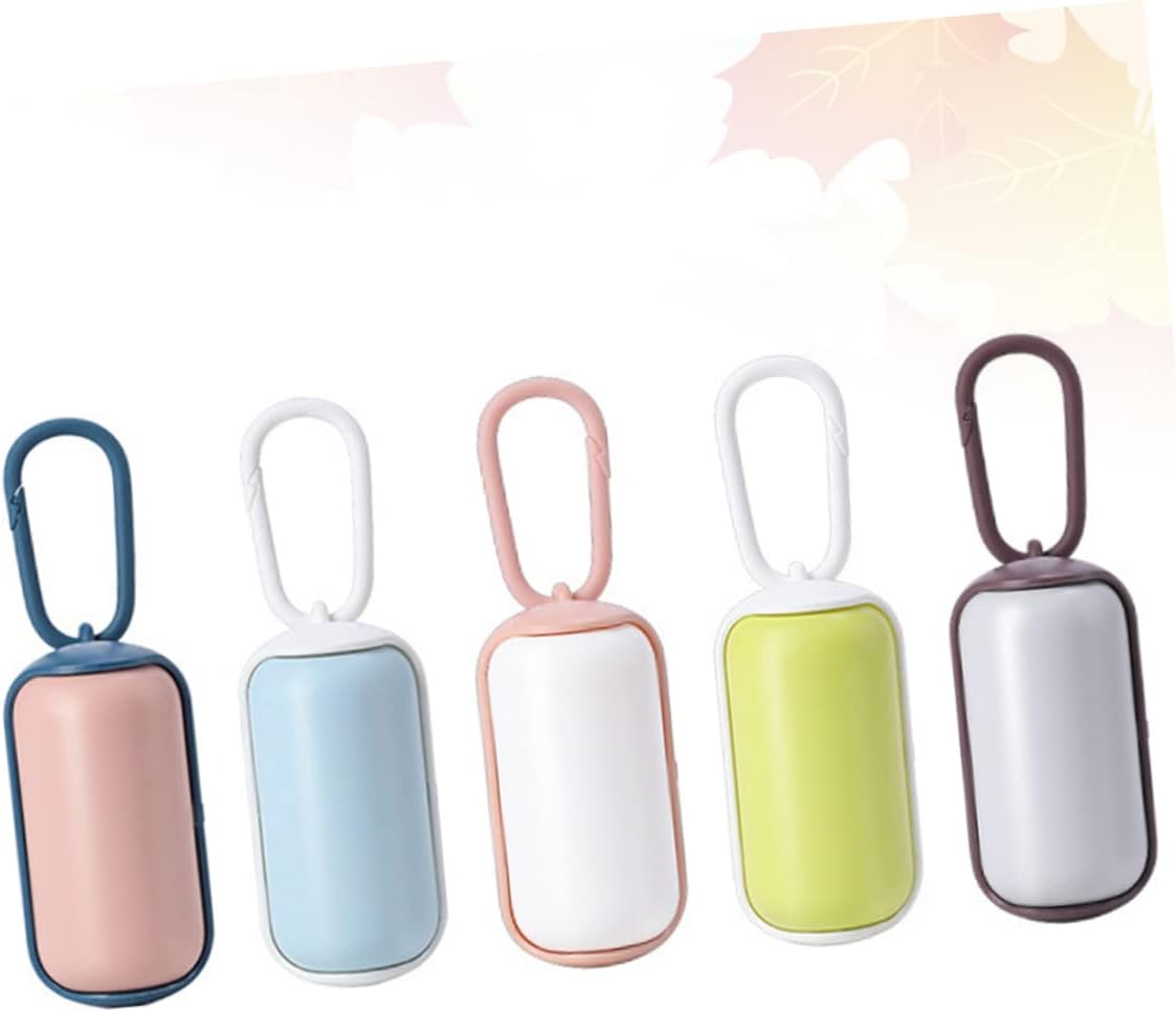 Dog Poop Bag Holder with Leash Hook Dispenser 5 Pack โ image 2