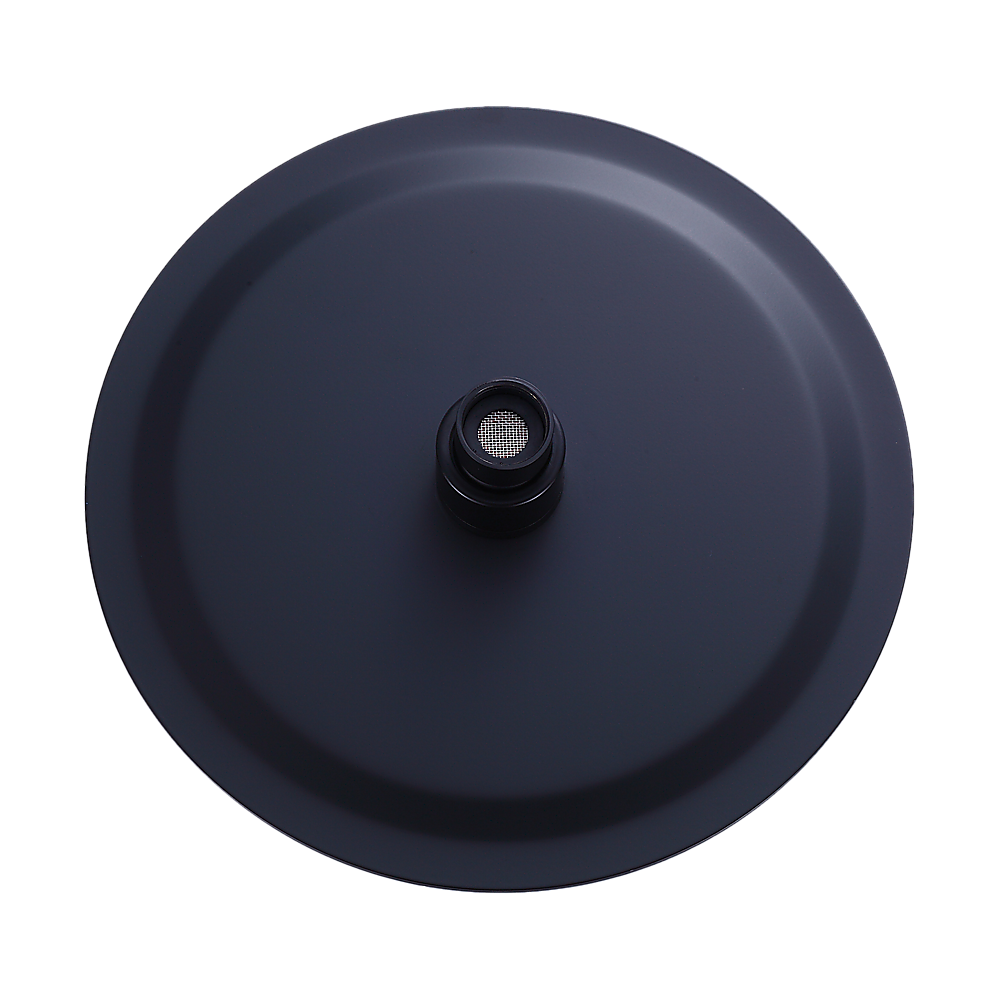 200mm Shower Head Round 304SS Electroplated Matte Black Finish โ image 4