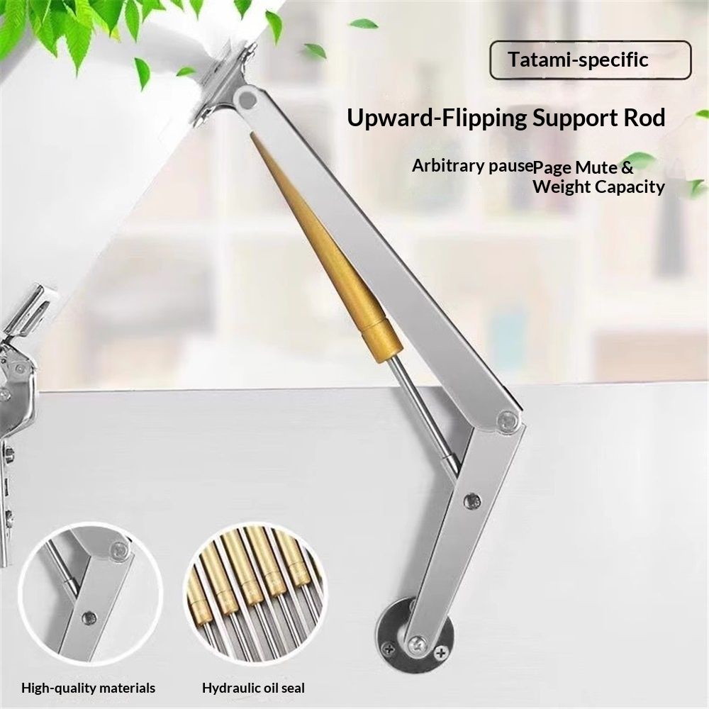 200N Gas Struts Heavy Duty Soft Close Lid Support Hinges Automatic Slow Lowering Safety Pneumatic Lid Lifters Gas Springs Pack of 2 โ image 2