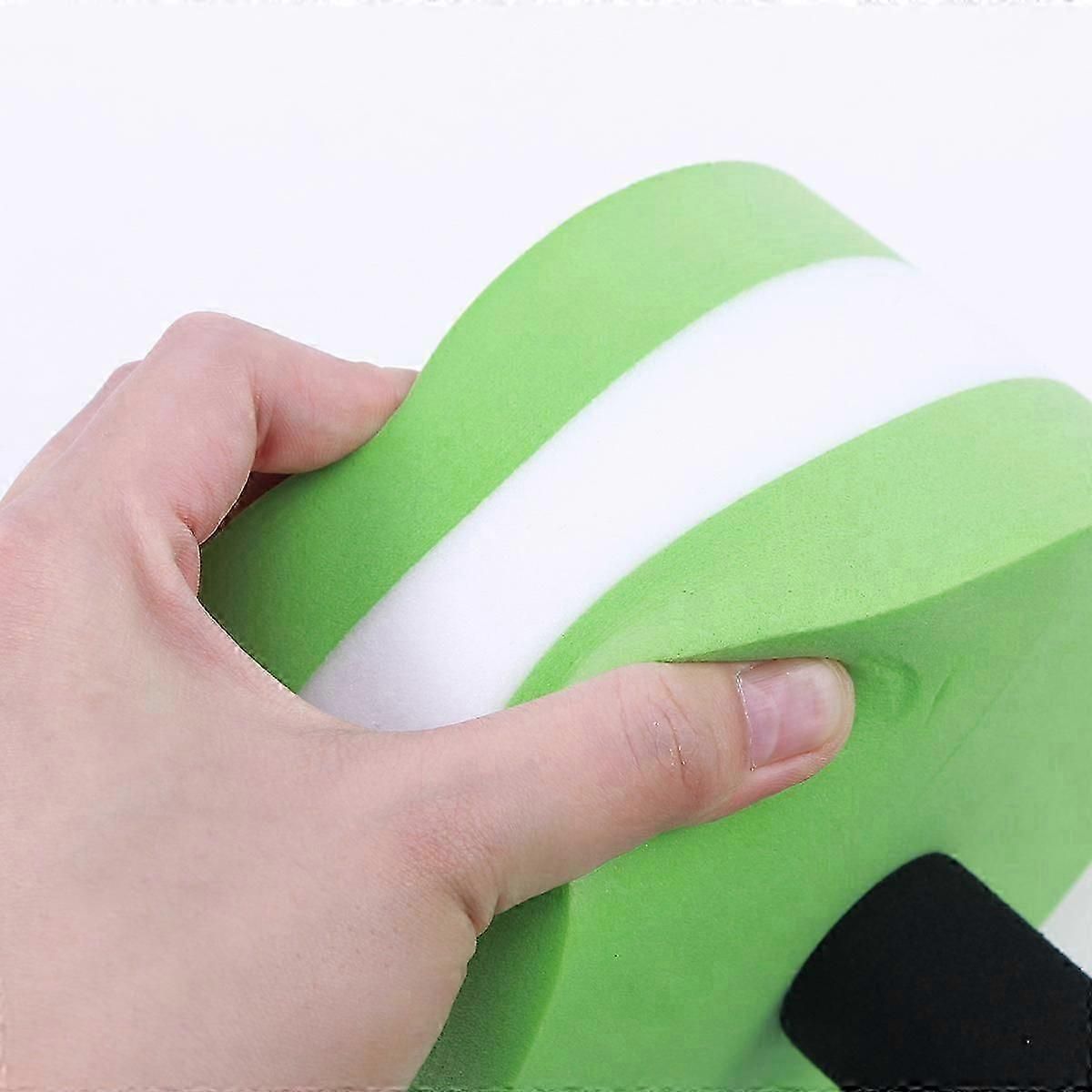 2PCS EVA Water Dumbbells Aquatic Exercise Barbells for Water Aerobics Pool Fitness Resistance Training - Green โ image 2