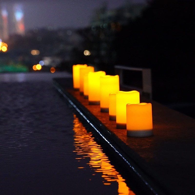 Outdoor LED Candle Battery Operated Candle Patio Decor Garden Lighting Balcony — image 5