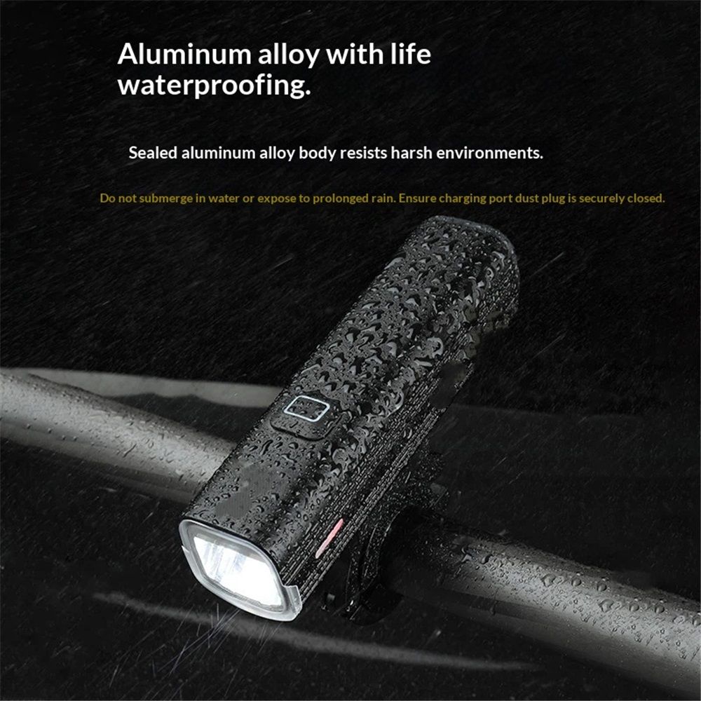 Smart Bike Light, Rechargeable Waterproof Cycling Front Light for Road Urban Mountain Biking Night Riding — image 4