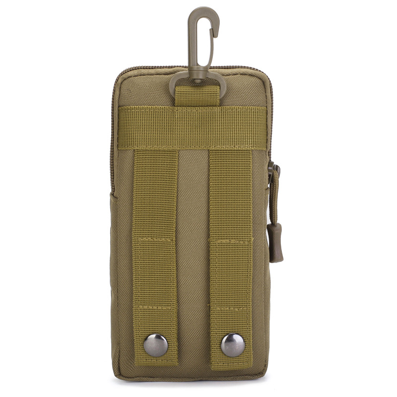 Green camouflage Multi-Functional Outdoor Water Bottle & Phone Pouch – Tactical Zippered Waist Pack for Travel, Hiking, and Daily Use — image 4