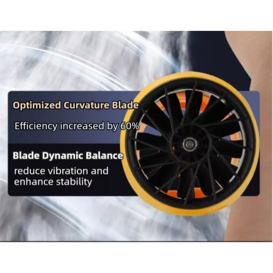Blue Ultra-High Power Cordless Turbine Air Blower With Lithium Battery & Australian Plug Kit - 30,000 RPM High Velocity and Lightweight Operation for Leaf — image 5