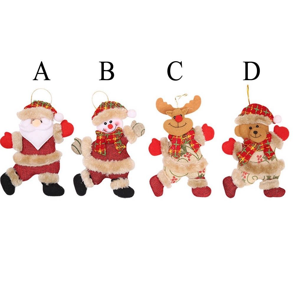 Christmas Tree Ornament Christmas Plush Dolls Pendant for Christmas Tree Decoration — image 5