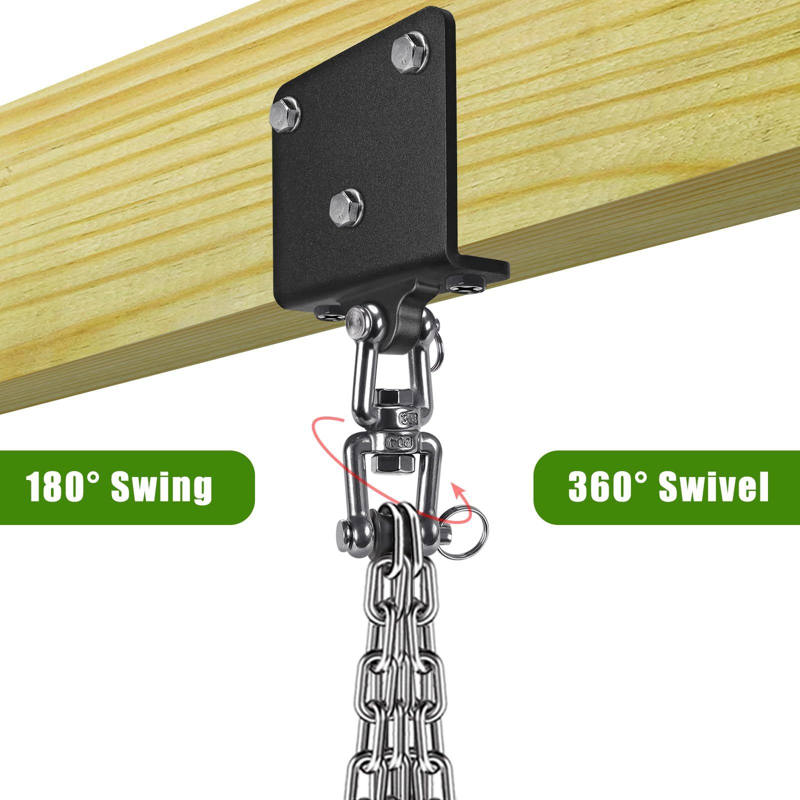 Punching Bag Hanger for Heavy Bag Beam Mount Hardware 360° Rotation Boxing Bag Ceiling Mount I-Beam Heavy Bag Hanger Beam Mount Hooks for Hanging Heavy — image 3