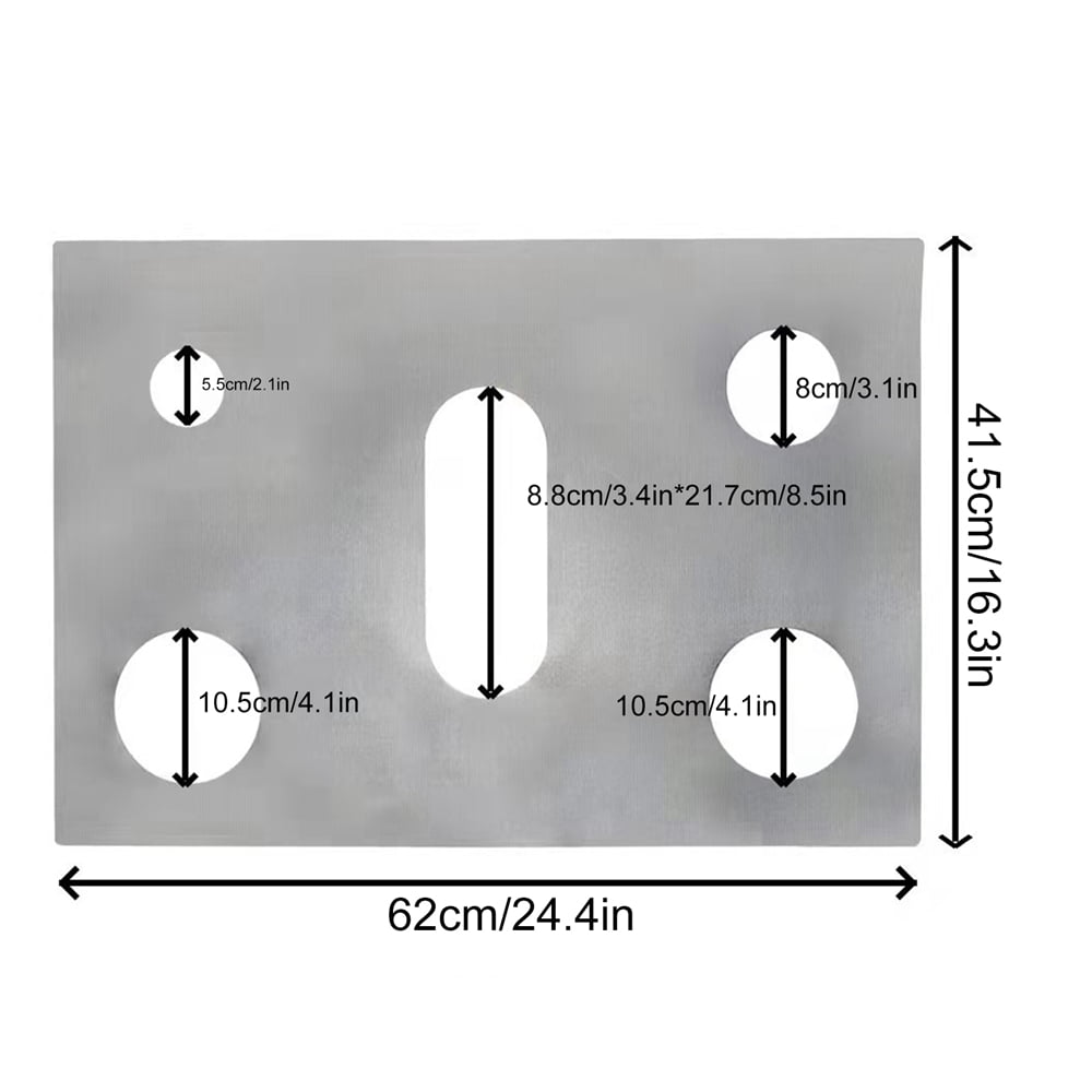1PCS Stove Protector Cover Liner for 5 Burners Gas Stove Protector Kitchen Accessories Mat Stove Top Cover Gas Stove Cover 41.5*62cm S โ image 3