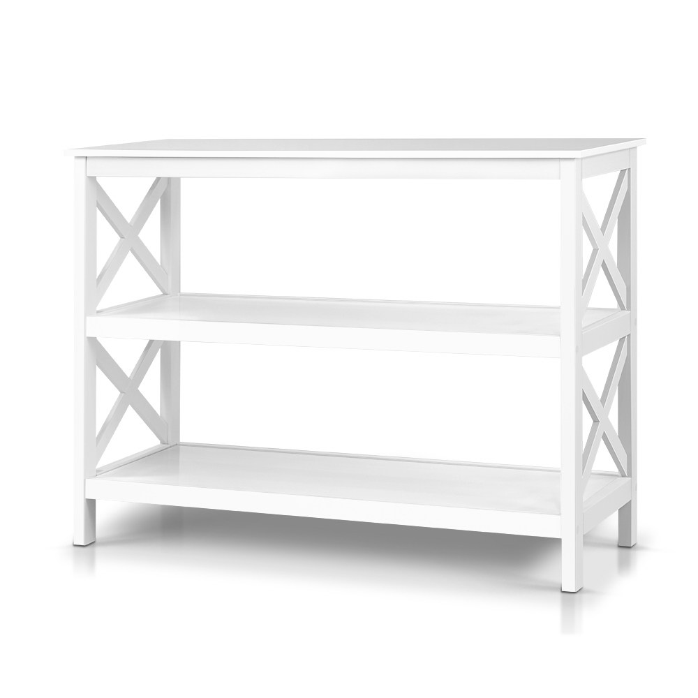 Artiss Console Table 3-tier White Polly β image 3