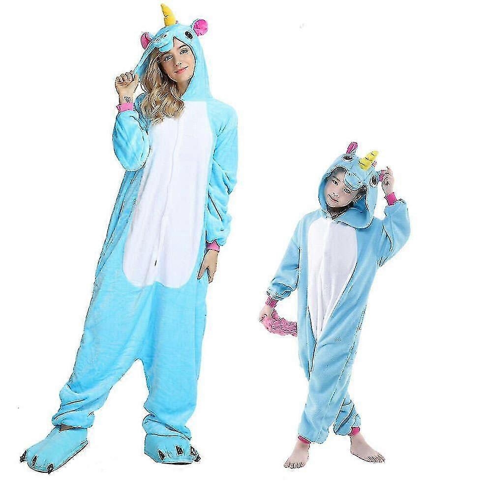 XL Unicorn Kigurumi Jumpsuit Pink Rose Pegasus Clothing Pajamas โ image 4