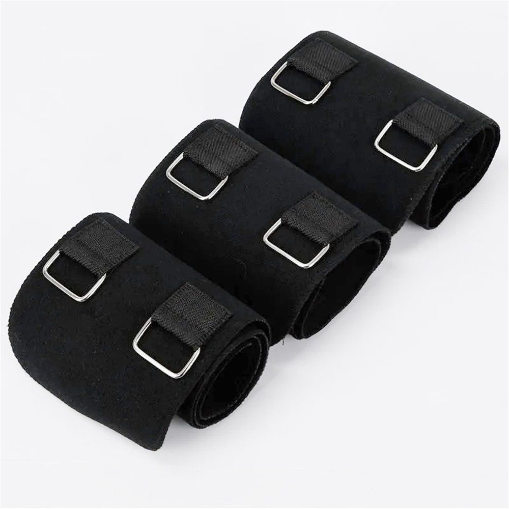 O/X Leg Type Correction Belt, Adjustable Legs Posture Correction Belt 3 in 1 Pack, Knee Belt Correction for Adults ( Black)