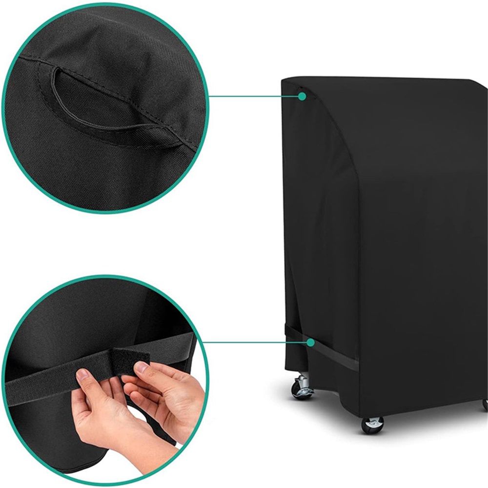 Burner Gas Grill Cover 32 inch, Heavy Duty Waterproof Small BBQ Grilling Cover, for More Grills with Collapsed Side Tables, All Weather Protection — image 2