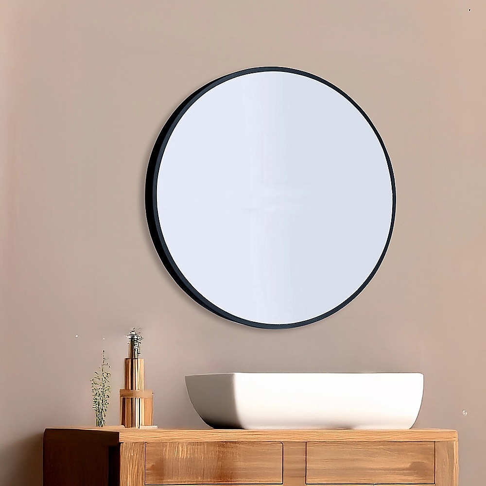 90cm Round Wall Mirror Bathroom Makeup Mirror by Della Francesca โ image 5