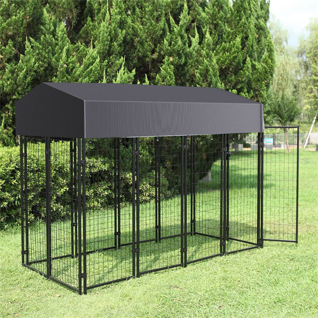Large Outdoor Dog Kennel 250x120x165cm Pet Cage with Roof โ image 2