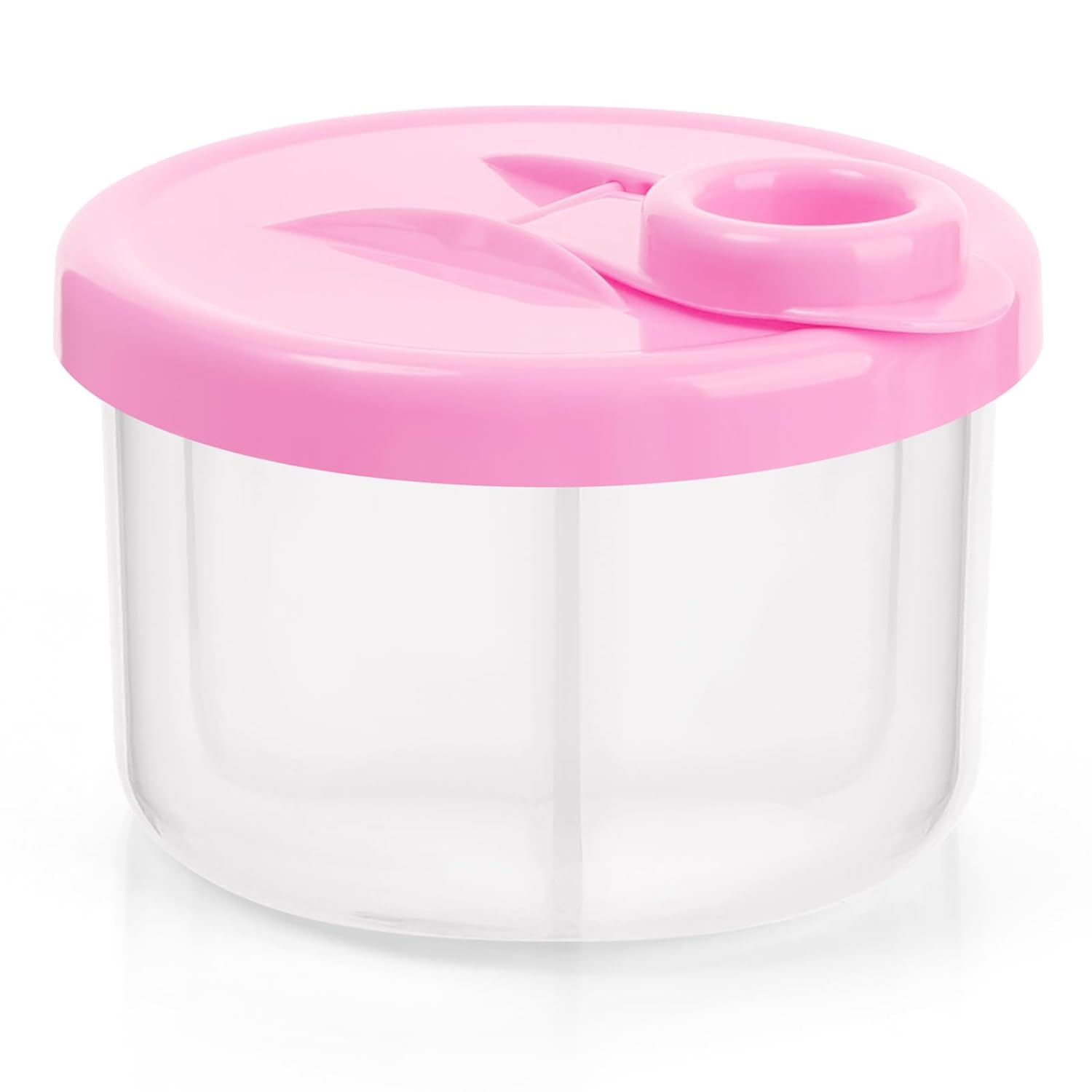 Baby Formula Dispenser On The Go, Non-Spill Rotating Three-Compartment Formula Container to Go, Milk Powder Kids Snack Container for Infant Toddler Travel