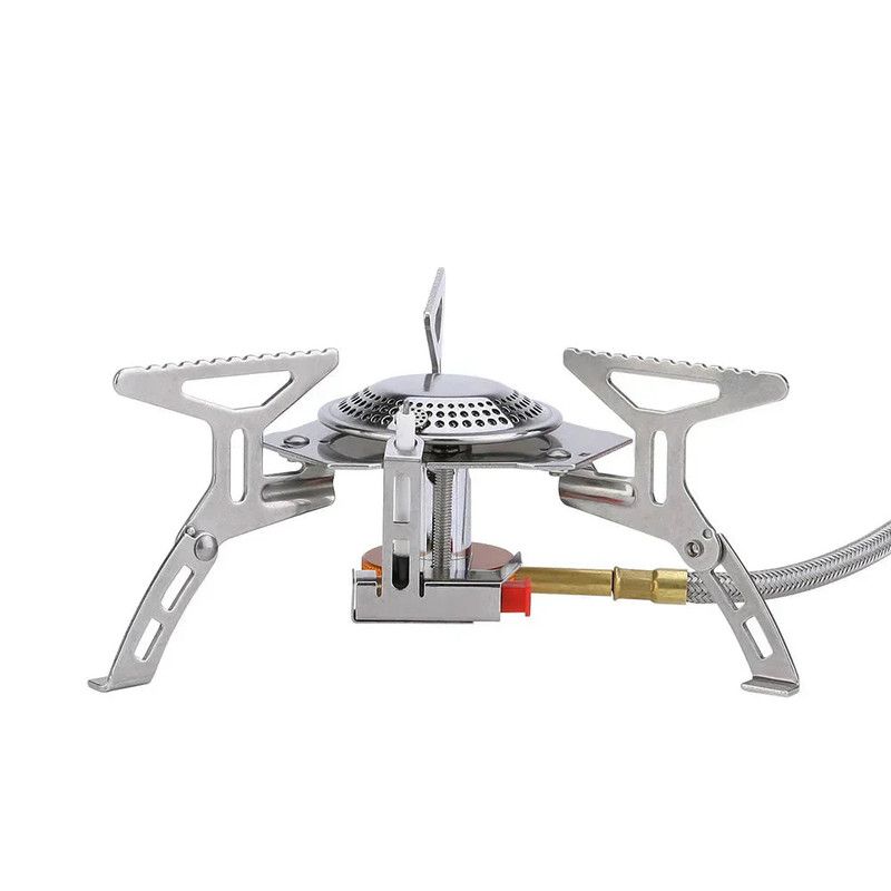 Portable Split Gas Stove Silver — image 3