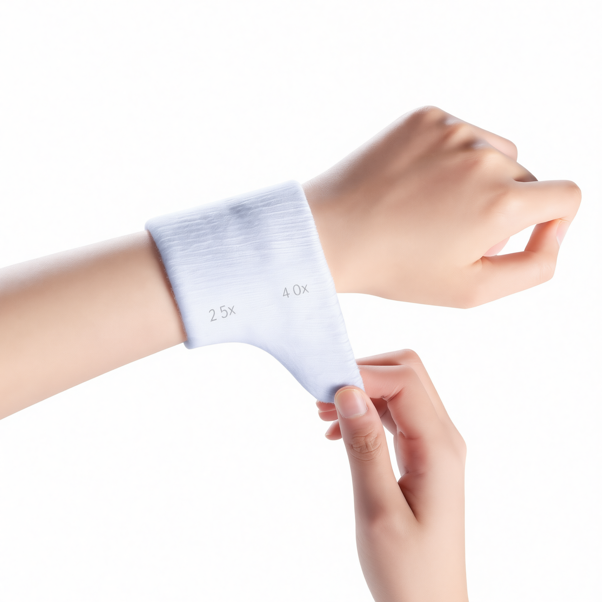 Sports Wristbands Sweat Absorbent Elastic Polyester Mysterious black [sweat-absorbent, skin-friendly and breathable] One size fits all [pair] (more — image 5