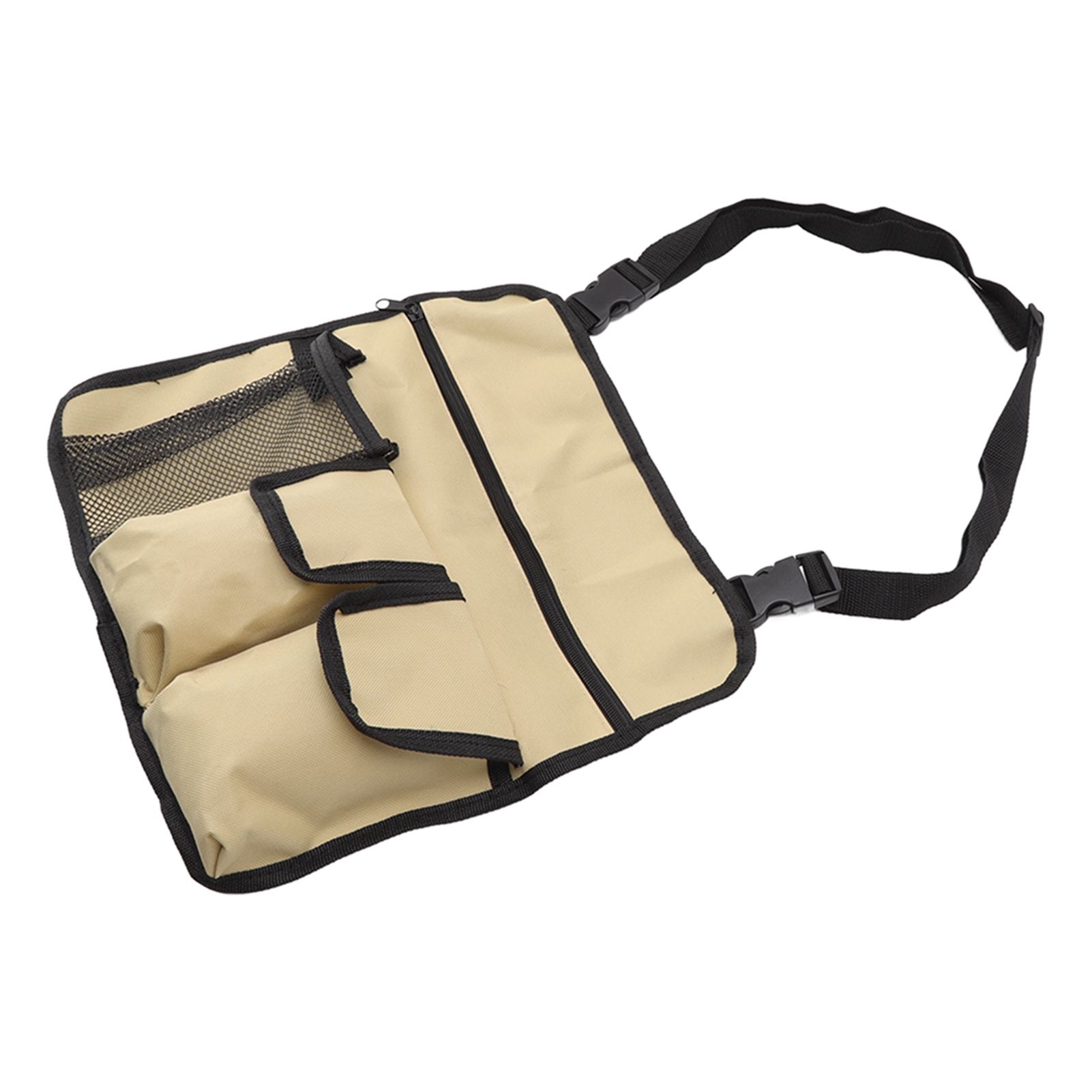Camping Chair Hanging Bag Waterproof Oxford Cloth Adjustable Portable Beach Chairs Side Storage Bags for Outdoor Khaki โ image 3