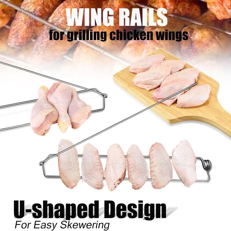 Outdoor BBQ Skewers – 4-Piece Grilling Set for Barbecue — image 2