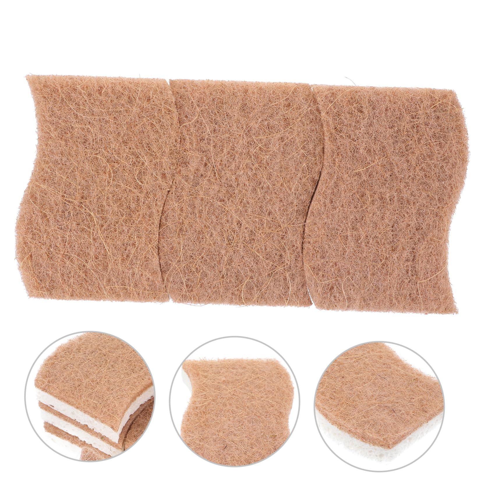 6pc Non-Scratch Scrub Sponge- Natural Sponges for Non-Stick Cookware, Kitchen Sponges, Cellulose Sponges for Dishes — image 5