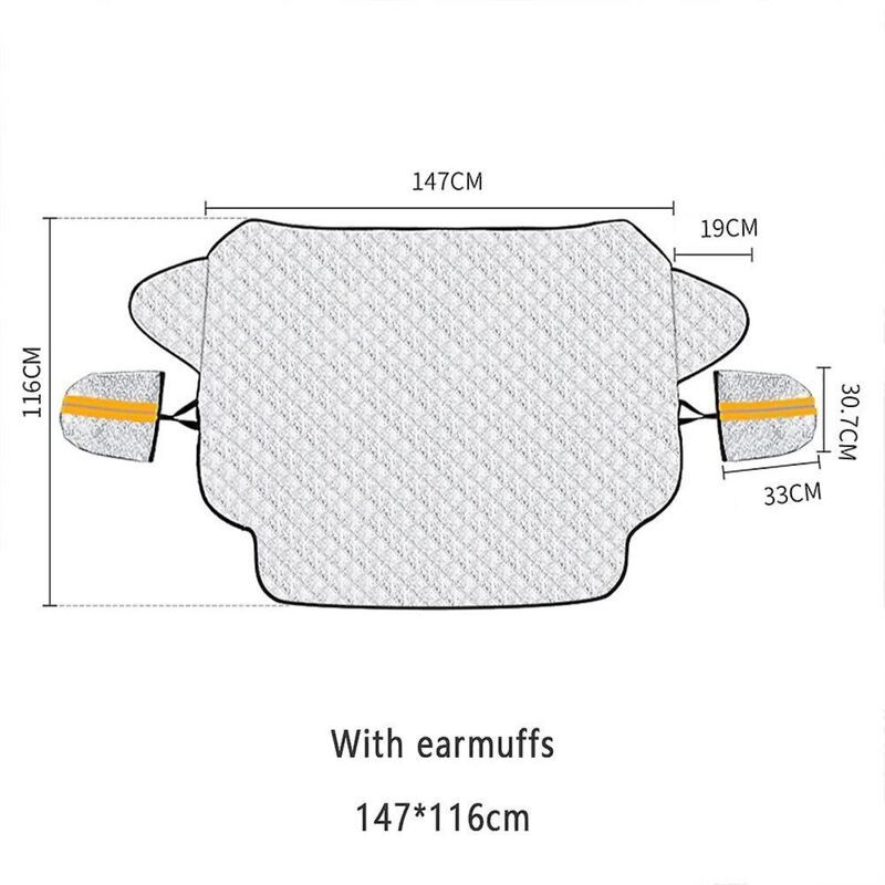 Car Windshield Cover Snow, Ice, Sun, Dust, UV, Water Resistant Car, SUV, All Years, Summer Winter — image 2
