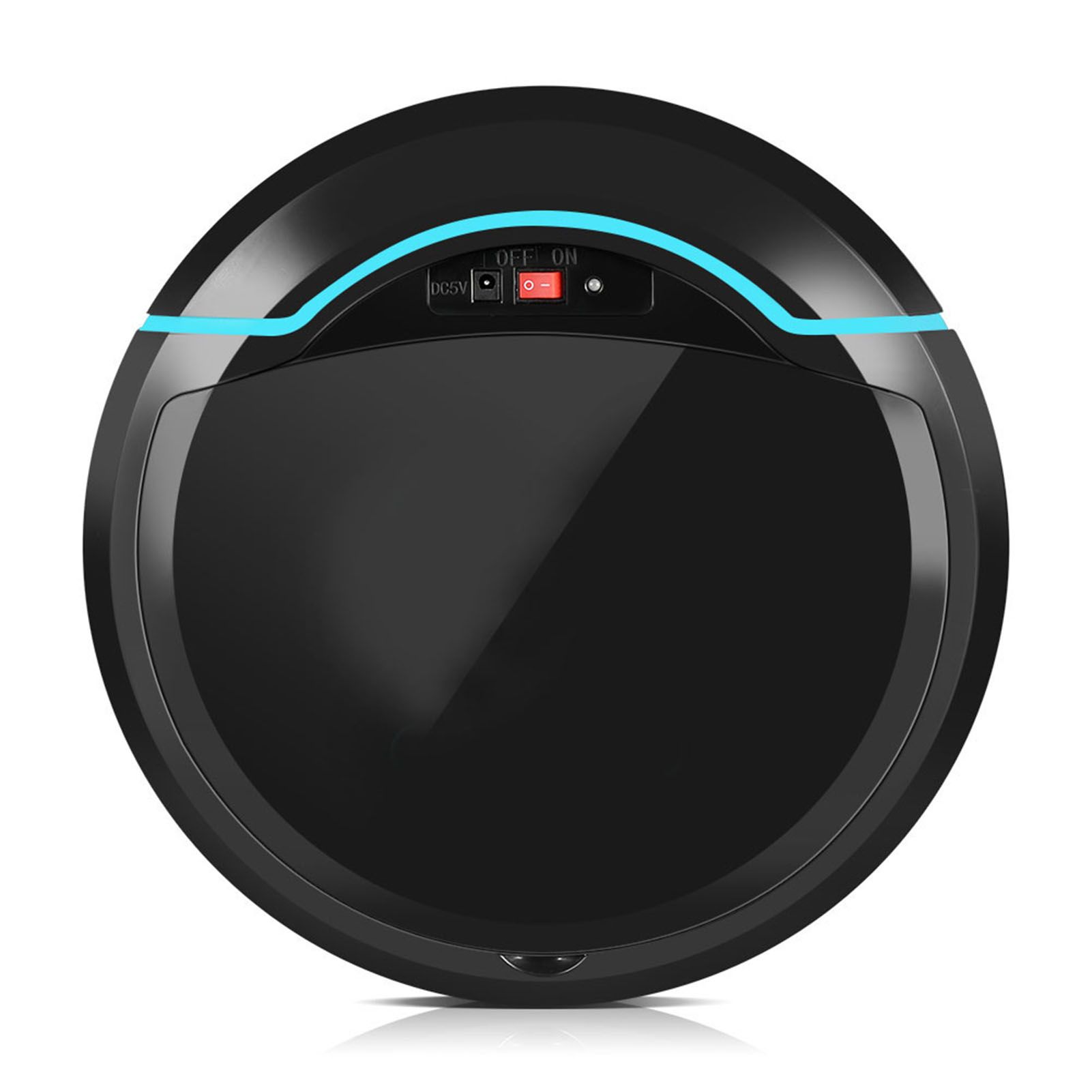 USB Rechargeable Automatic Smart Robot Vacuum Floor Cleaner Household Sweeping Machine Black β image 2