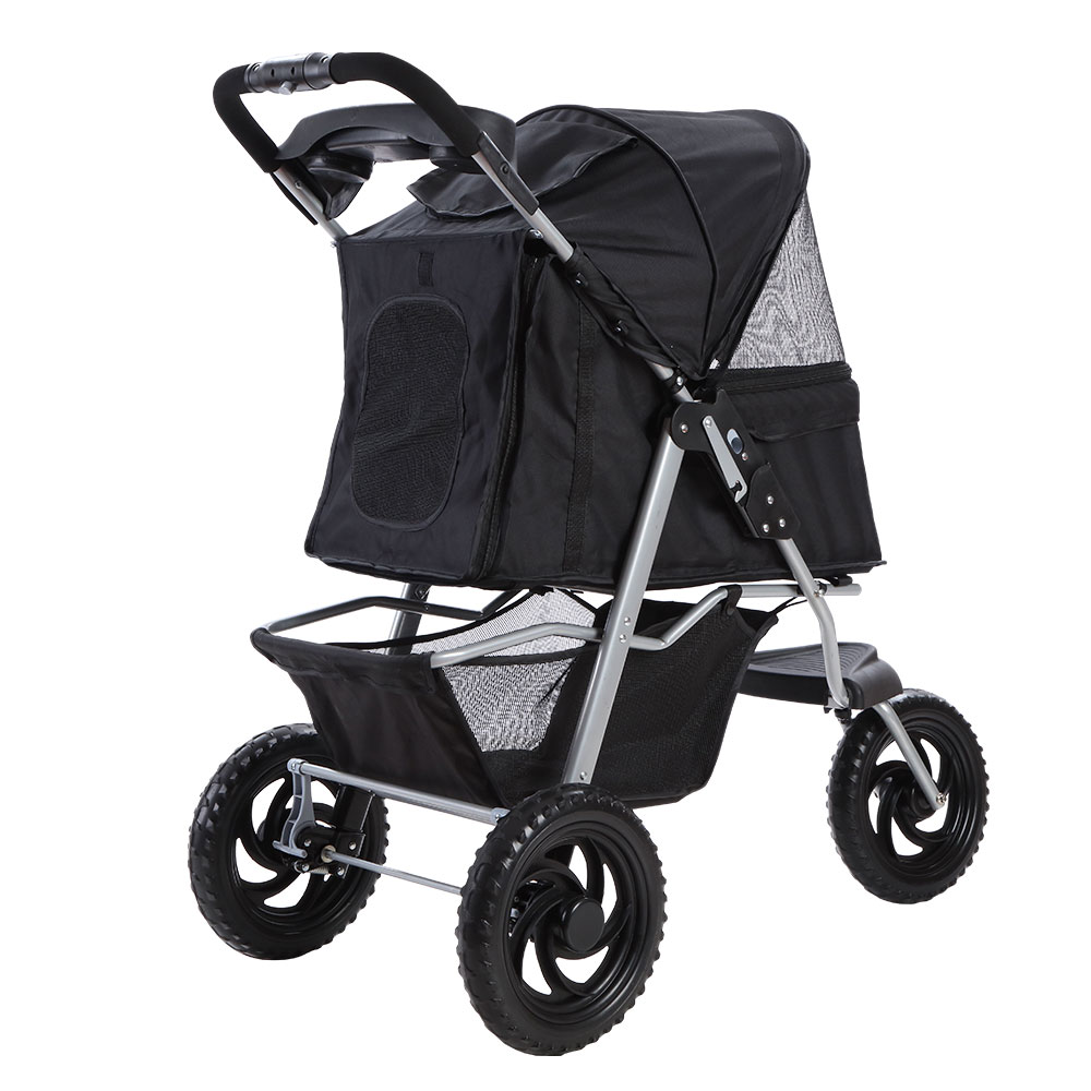 i.Pet Pet Stroller Dog Pram Large Cat Carrier Travel 3 Wheels Foldable Pushchair — image 3
