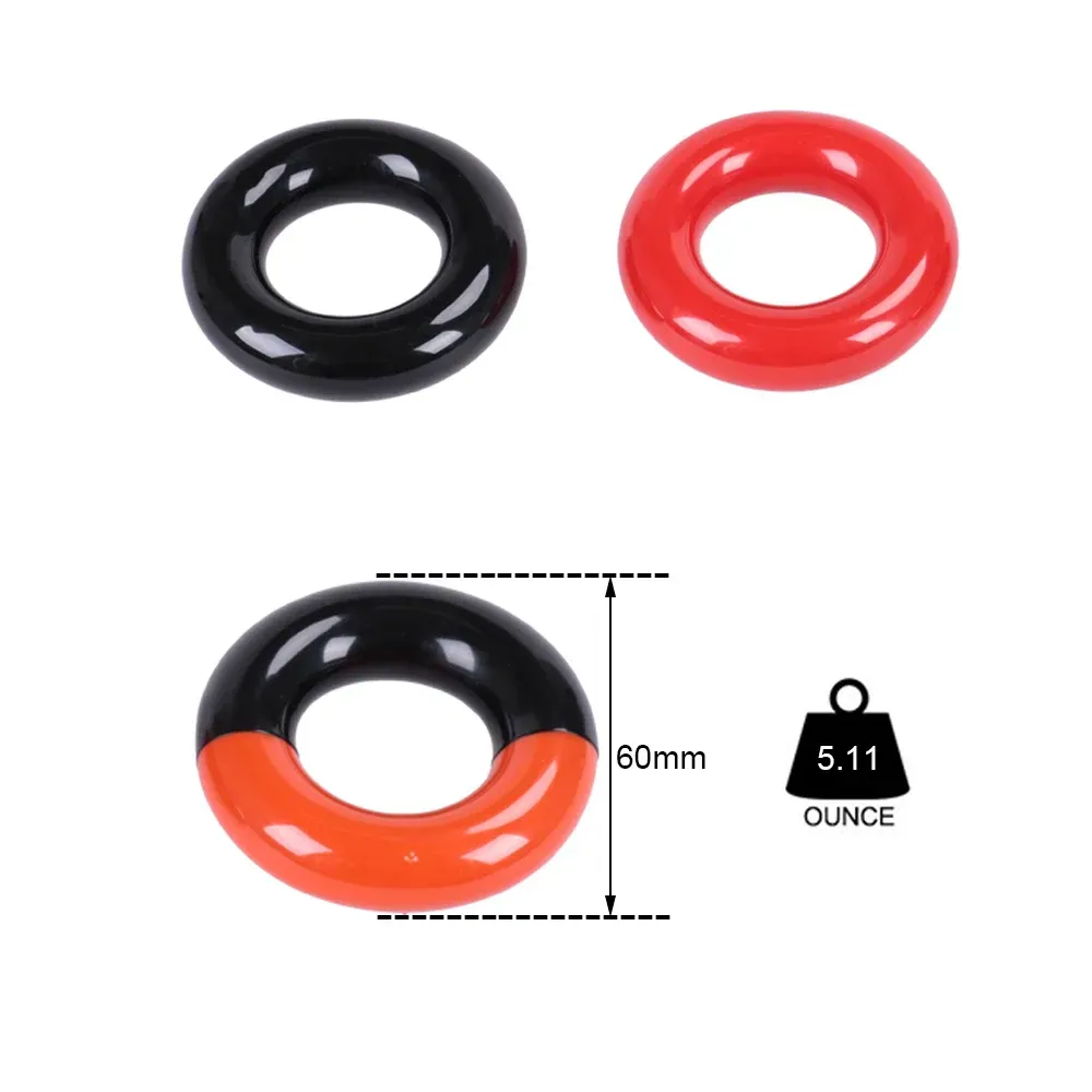 2PCS Golf Swing Trainer Weight Power Swing Ring for Golf Clubs Training Aid - 2pcs Two-Tone β image 5
