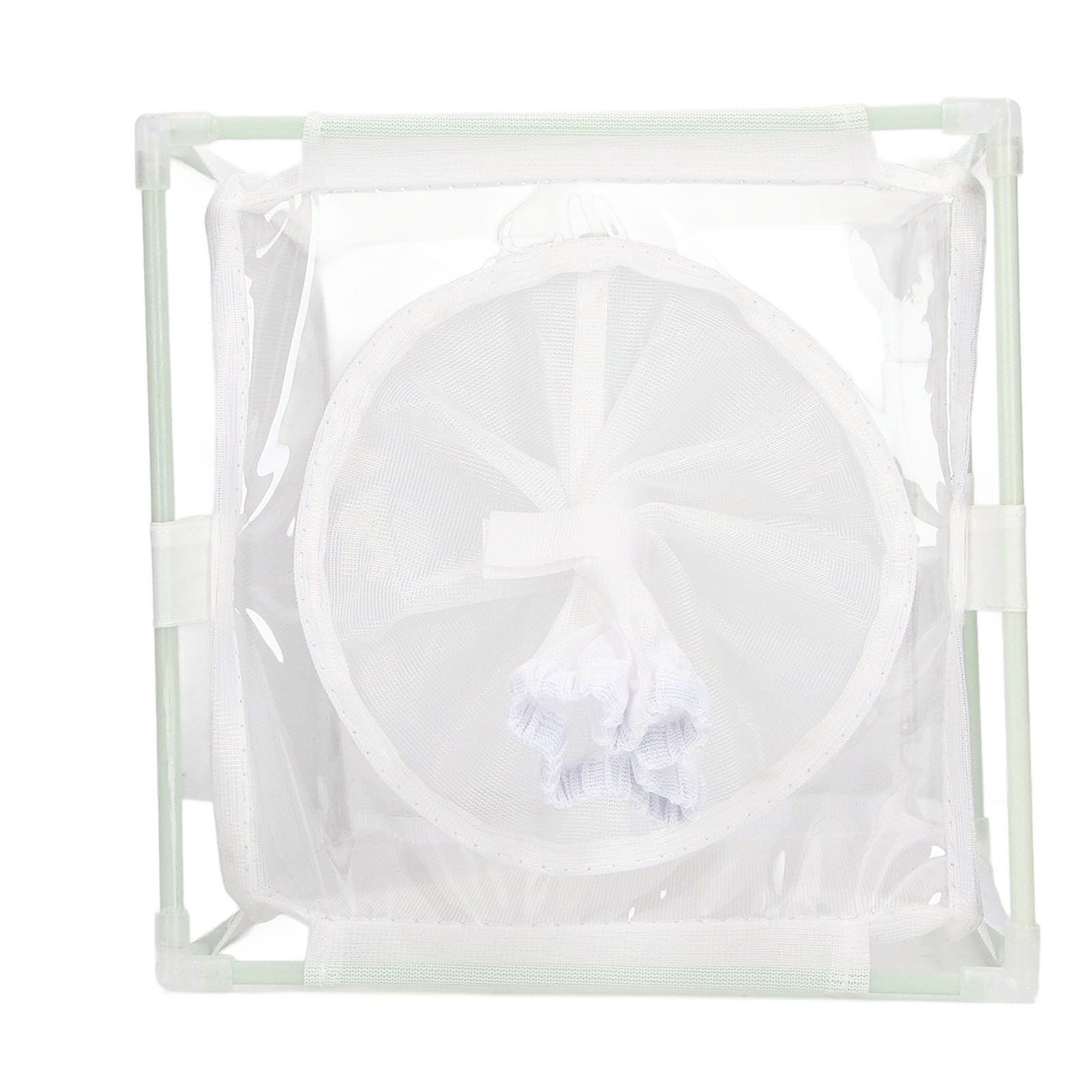 Insect Observation Cage PVC Mesh White Reusable Butterfly Habitat Breeding Incubator Box Sleeve Shaped โ image 2