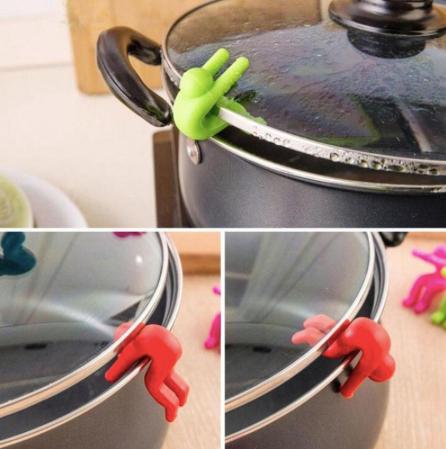 2pcs Boil-Over Protection Guys - Avoid Boiling Black — image 2