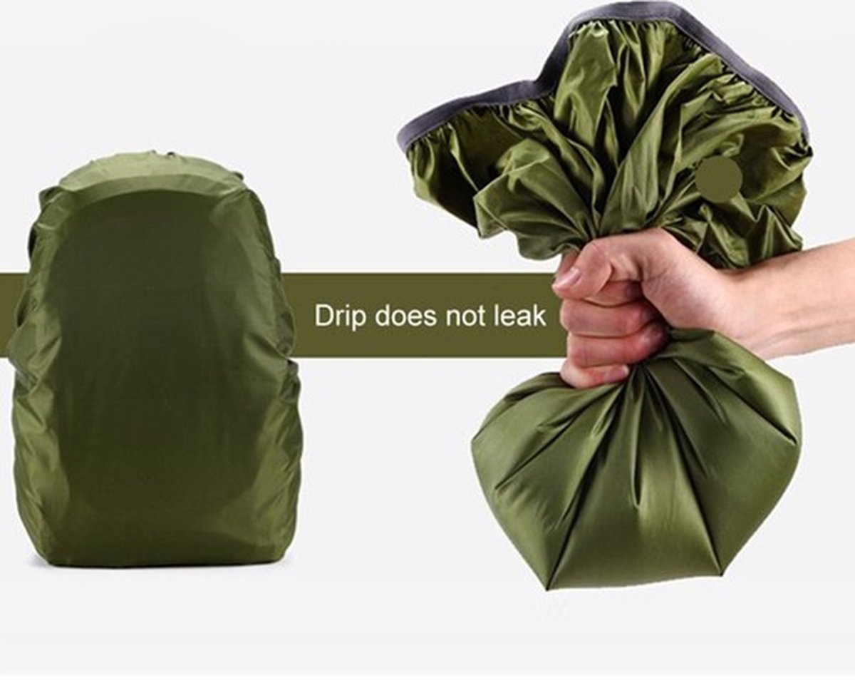 2x Rain Cover For Backpack | Backpack Rain Cover | Waterproof | Rain Cover Bag | Bag Protection Against Rain | 25-35 Liters | Red — image 4