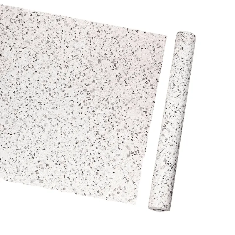 10M Marble Self-Adhesive PVC Wall Sticker Wallpaper Decor - Gravel-C