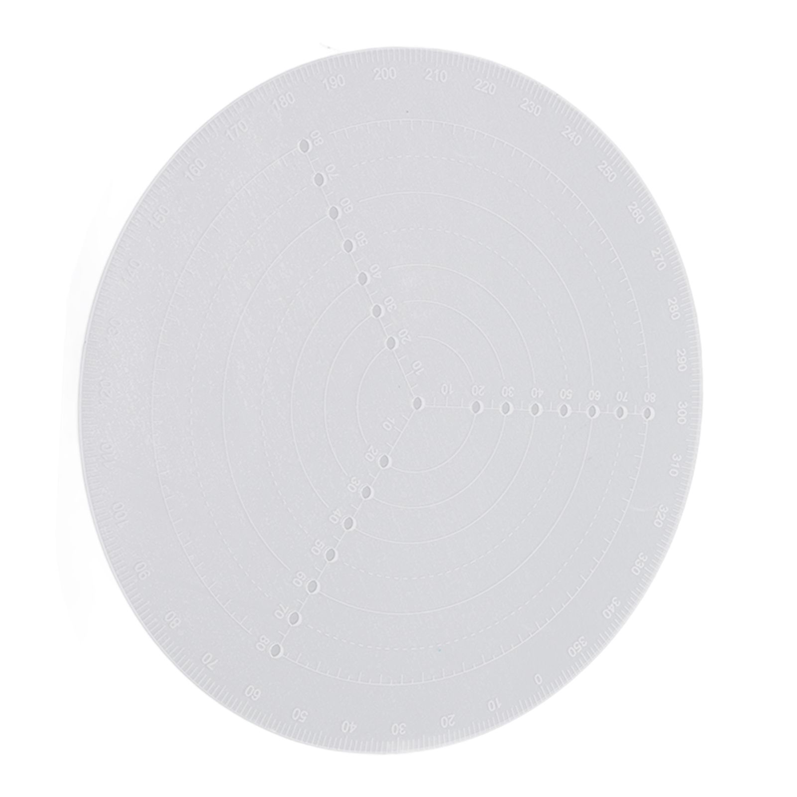 Round Center Finder Acrylic Semi Transparent Compass Drawing Measurement Tools for Woodwork Turning — image 4
