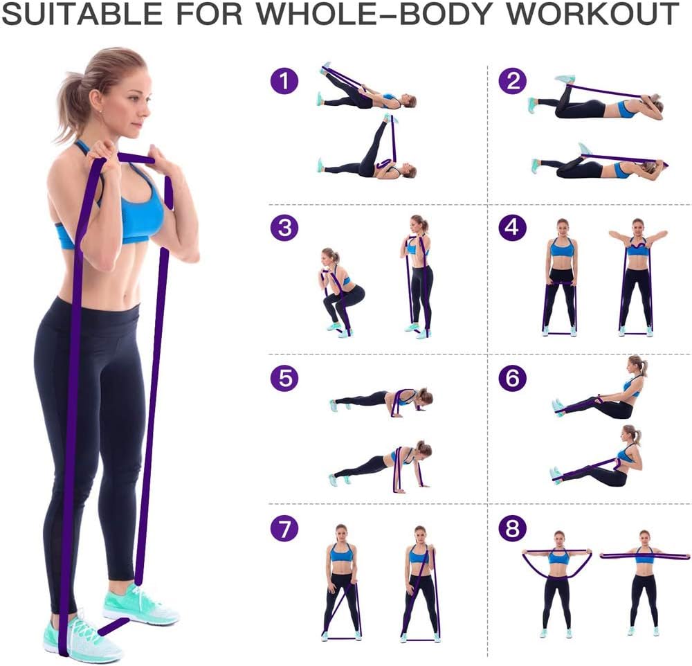 Resistance Bands - Pull-Up Assist Bands - Exercise bands for men and women - Exercises - Stretching - Physiotherapy - Strength training — image 4