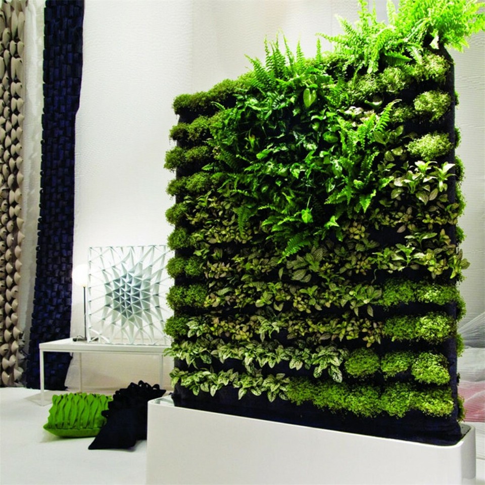 24Pocket Vertical Garden Planter Wall Hanging Herbs Plant Seed Bag Home Decor AU โ image 2