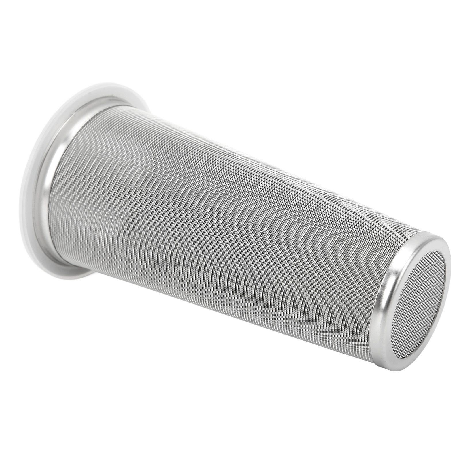 304 Stainless Steel Cold Brew Coffee Filter Cone Mesh with White Rubber Circle Coffee Brew Infuser for Fruit Drink 8x15cm/3.1x5.9in โ image 5
