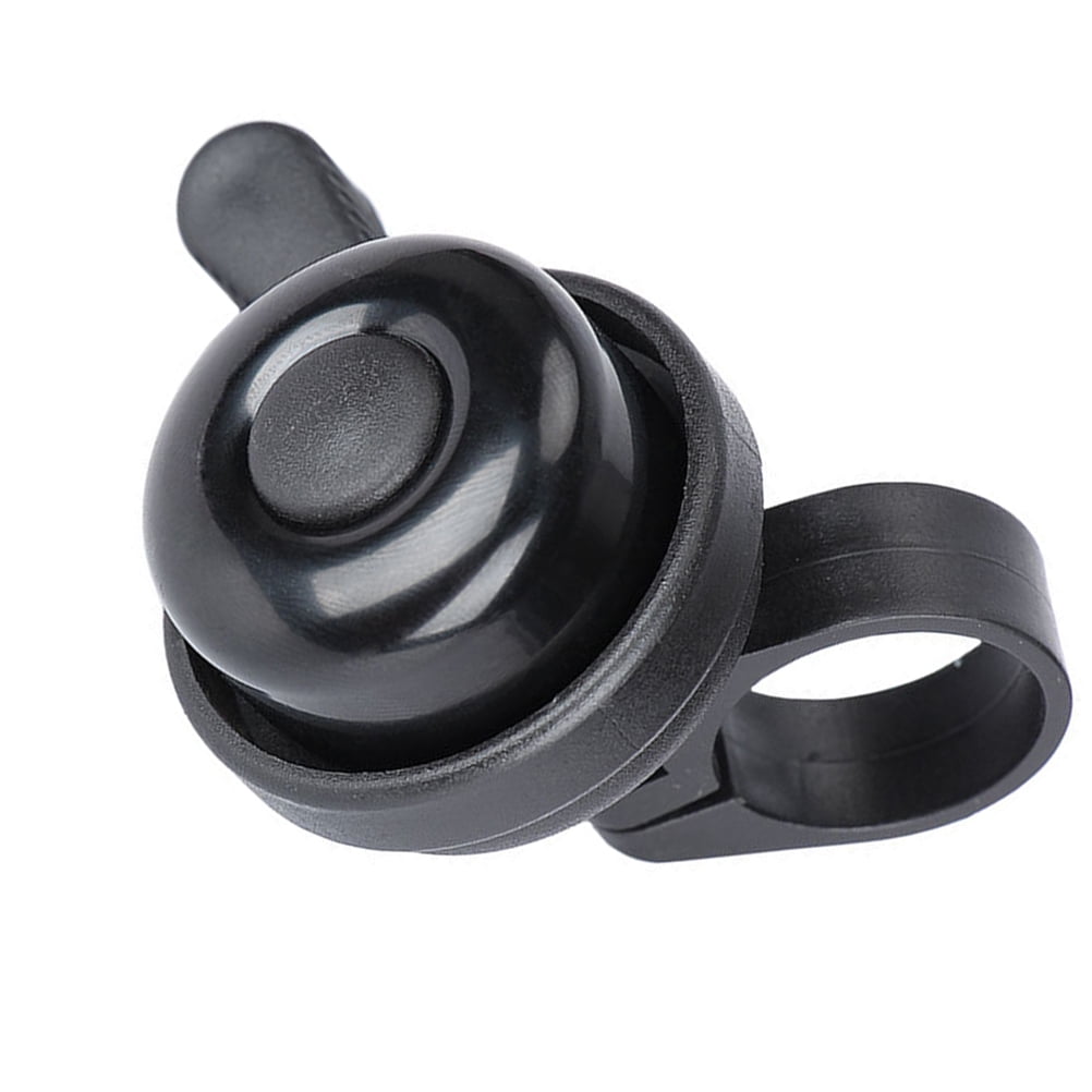 Cycling Handlebar Bell Plastic Clear Sound For Bicycle Riding 1Set 4.00 × 6.00CM Black — image 2