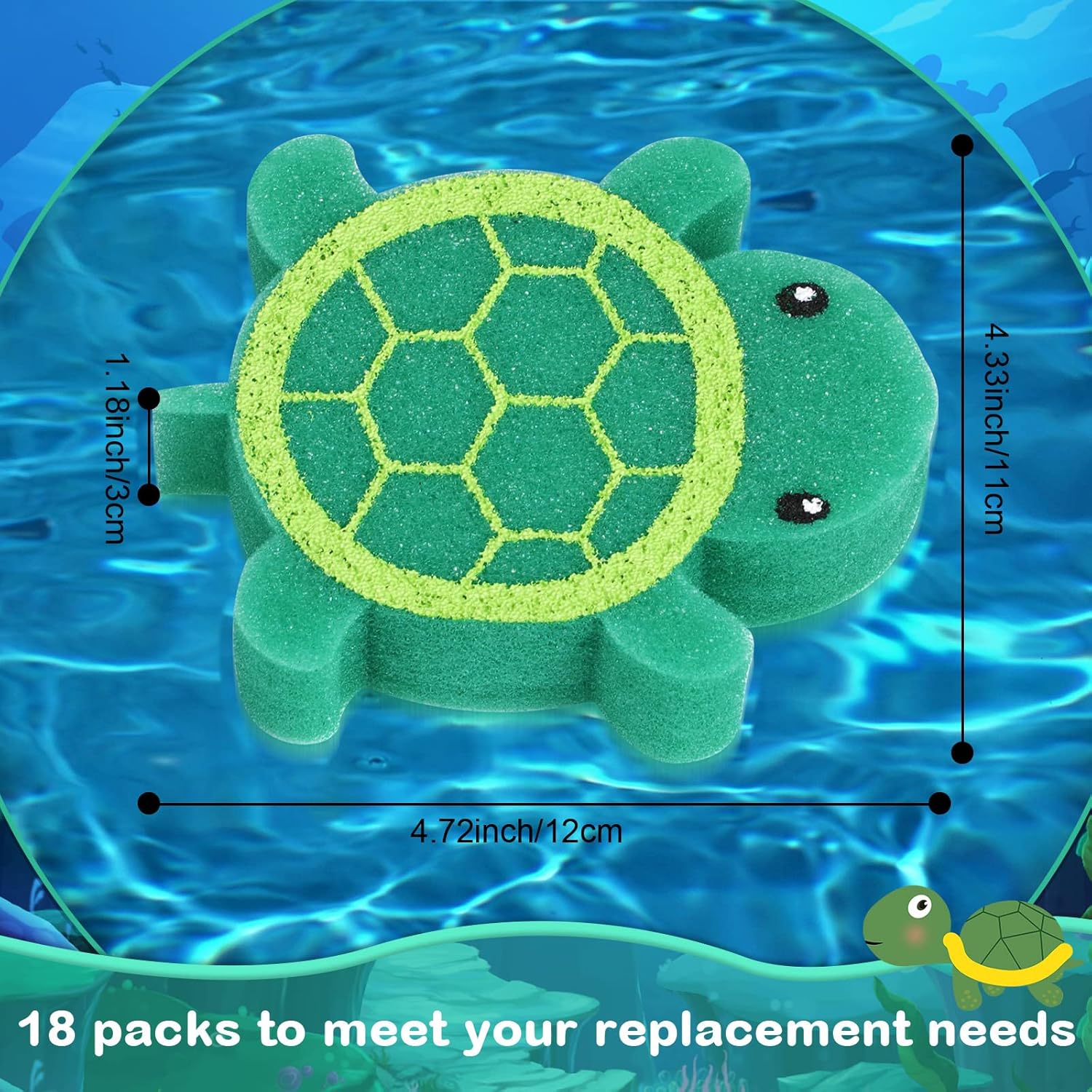 18 Pcs Oil Absorbing Sponge Hot Tub Scum Absorber Swimming Pool Spa Sponge Accessories Cleaning Kit to Collect Scum Grime and Oil from Hot Tub Swimming Pool โ image 5