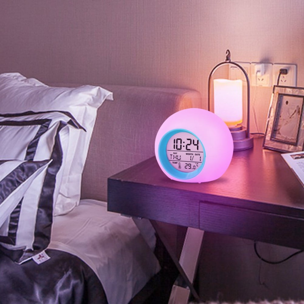 Kids Alarm Clock OK to Wake Alarm Clocks for Kids Toddlers Night Light Clock for Bedrooms with Children's Sleep Trainer Cute Clock Birthday Gift for Teen Boys — image 6