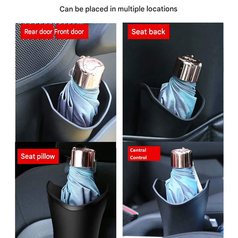 2 pcs Car interior essentials set-Silvery Car Air Vent Aroma Diffuser & Black Hanging Storage Bin- hanging storage container that is convenient to use and โ image 5