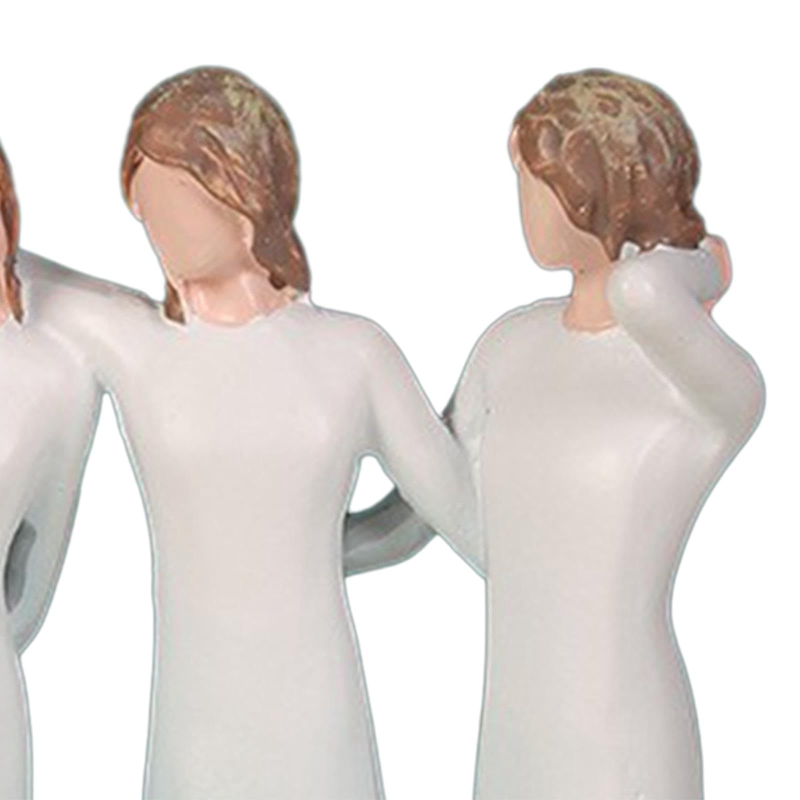 sculpted hand-painted figure Sister Figurine Gift for Best Friend Women Collection Art Crafts Tabletop — image 5