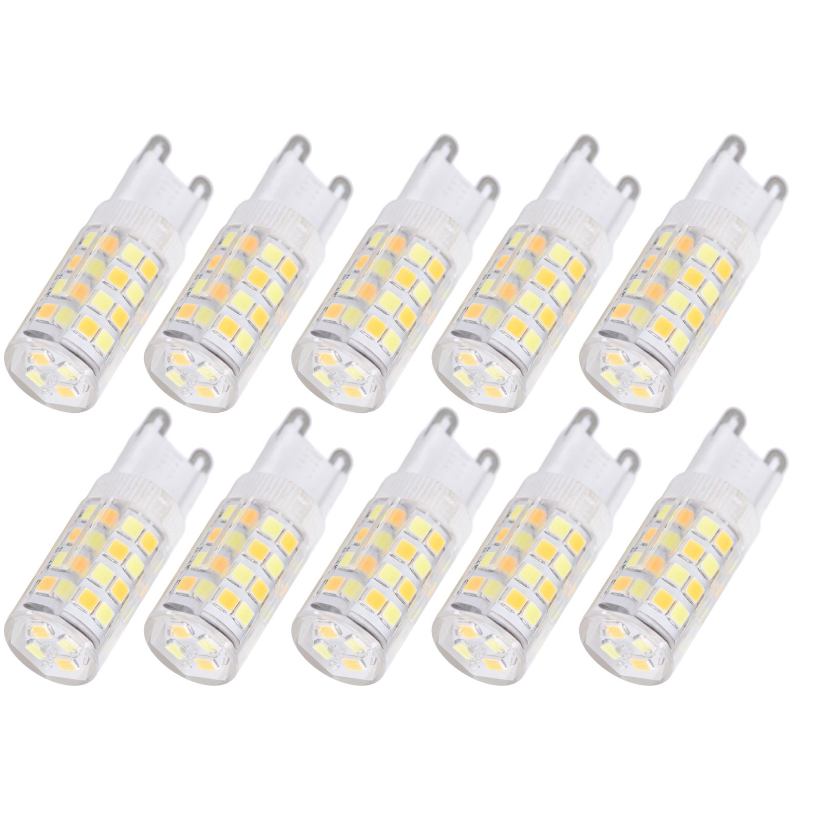 10PCS G9 220V LED Lamp Dimmable Ceramic LED Bulb Replace Halogen Lamp for ChandelierG9 5W 52LED — image 6