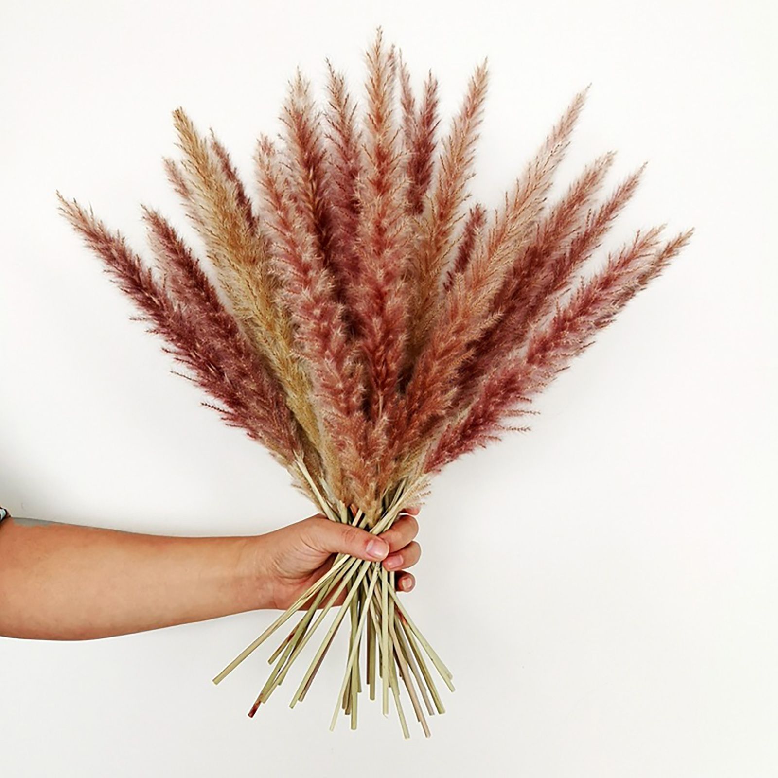 Artificial Dried Pampas Grass Plastic Simulation Reed for Wedding Home Decoration — image 3
