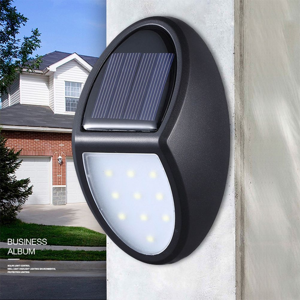 10LED Solar Light Wall Lamp IP65 Waterproof Outdoor Solar Garden Light for Yard Courtyard Led Solar Lamp — image 4