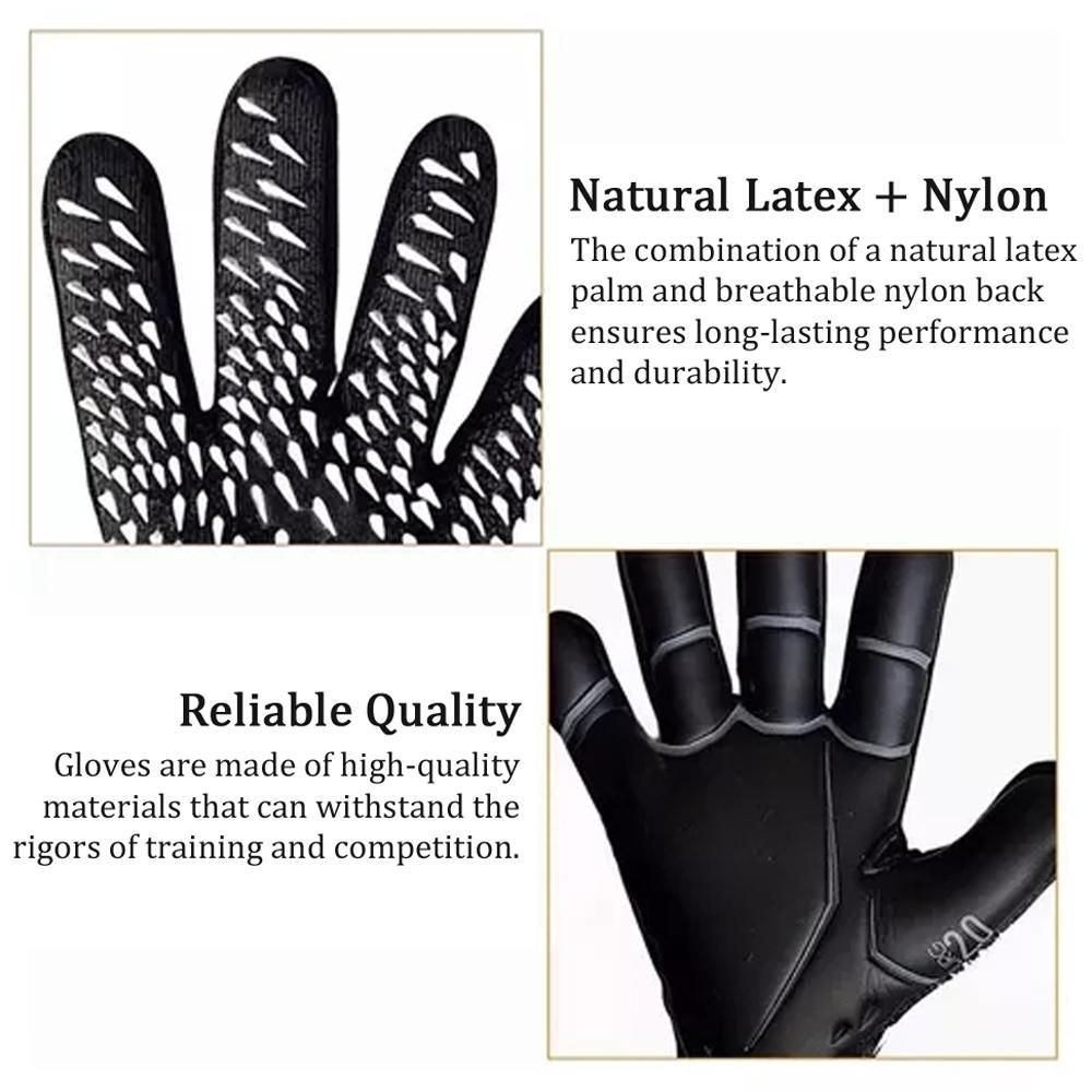 Soccer Goalkeeper Gloves Thickened Breathable Football Gloves Anti-Slip Latex Training Gloves for Teenagers Adults - 8# โ image 4