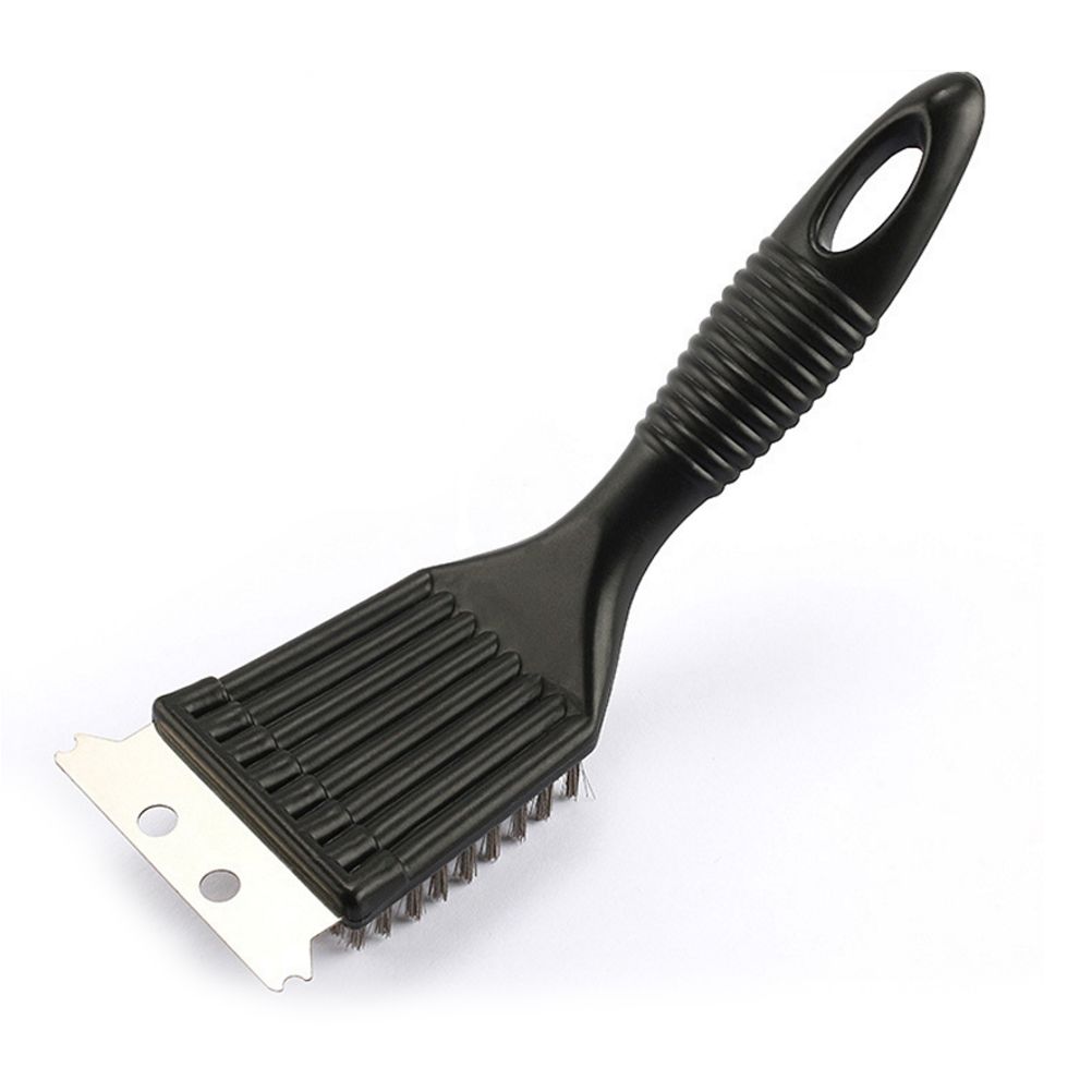 2Pcs BBQ Grill Brushes Stainless Steel Bristles Cleaning Brushes Barbecue Grill Brushes Scrapers — image 6