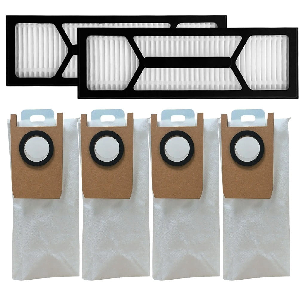 6 Pieces Filter and Dust Bag Replacement Kit, 2 Filters and 4 Dust Bags for Eufy S1 Pro Robot Vacuum Cleaner