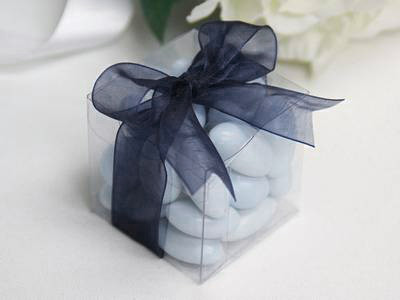 10 Pack of 8cm Square Cube - Product Showcase Clear Plastic Shop Display Storage Packaging Box — image 5