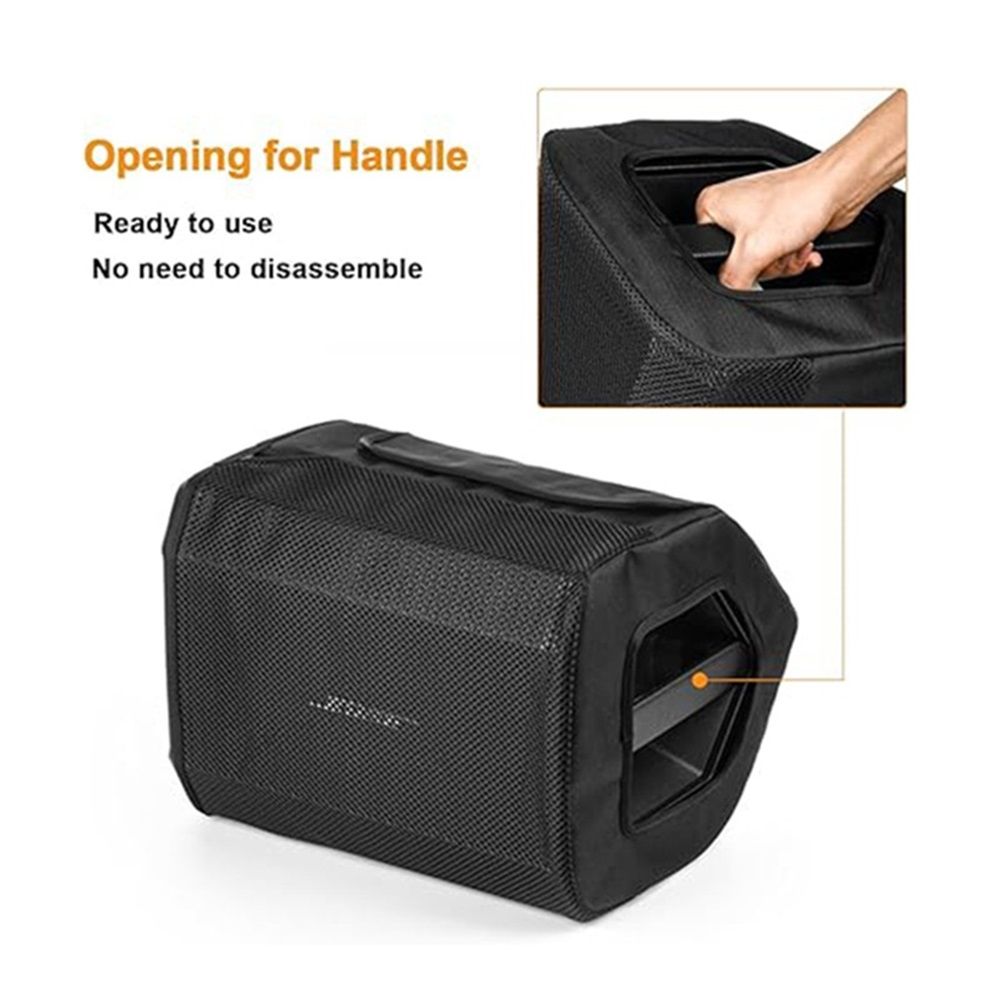 Case Cover - Mesh Cloth Dust Cover for Bluetooth Speaker, Dustproof Side Opening Mesh Protective Case Bag fits for Speaker (Only the cover of the speaker) — image 4