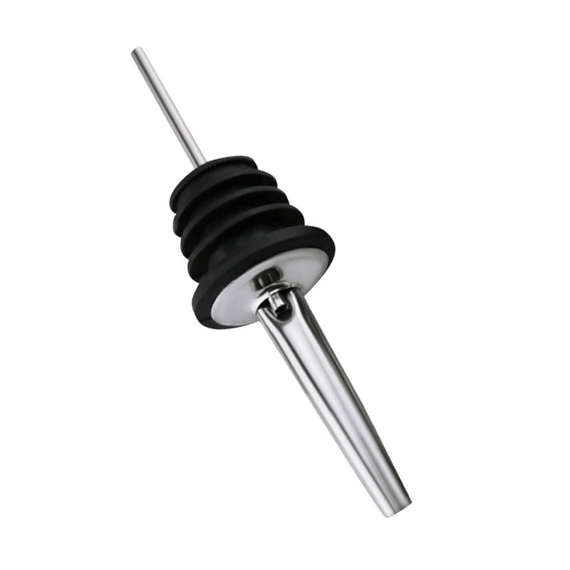 6PCS Stainless Steel Pourers, Speed Wine Bottle Pourer, Olive Oil and Vinegar Tapered Stopper Spout, Suitable for About Bottle Mouth